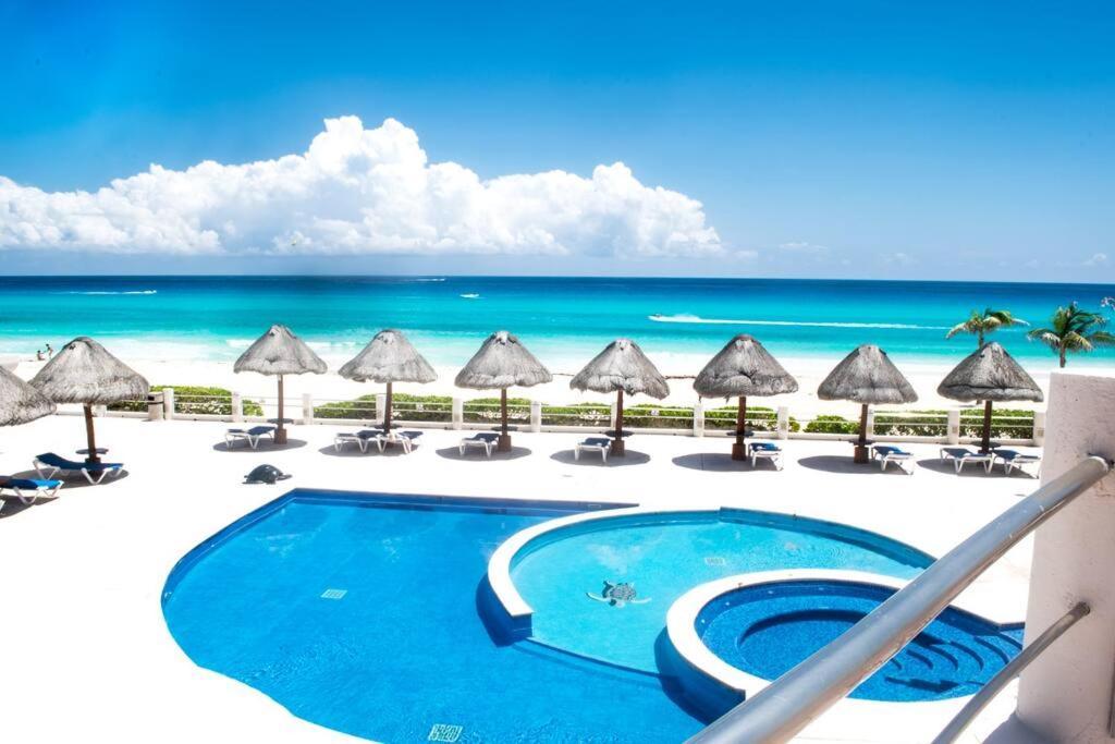 Ocean View Apartment, Best Beach Area, 3 Bedrooms Cancun Ngoại thất bức ảnh