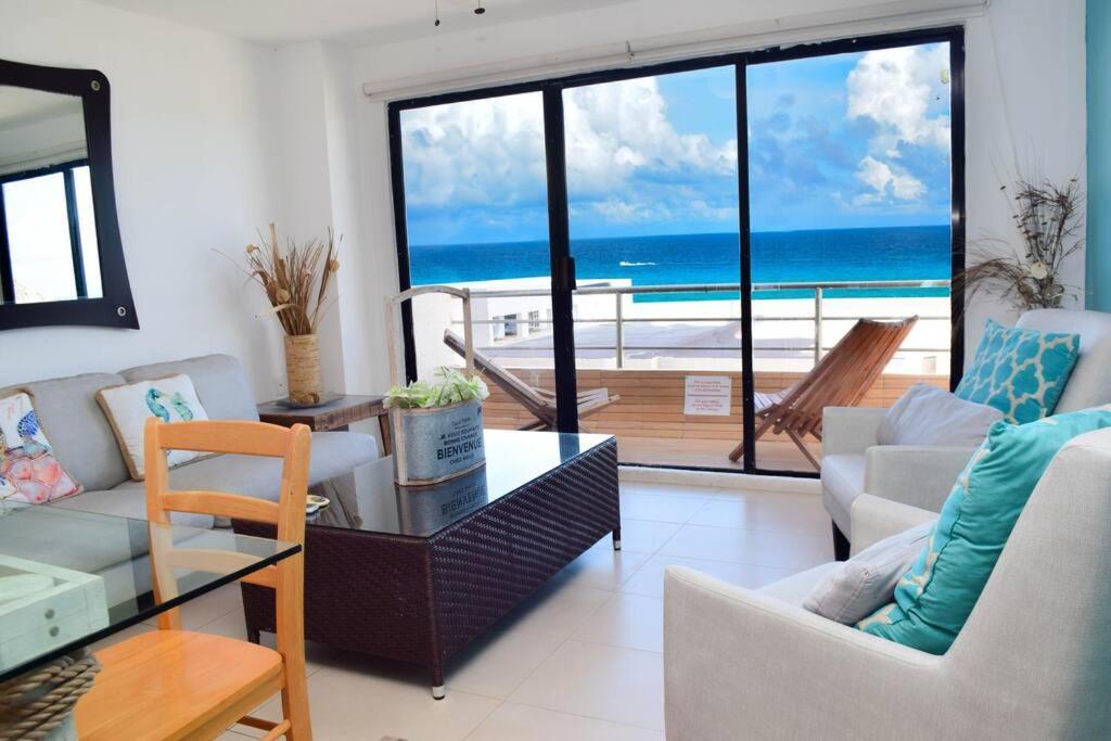 Ocean View Apartment, Best Beach Area, 3 Bedrooms Cancun Ngoại thất bức ảnh