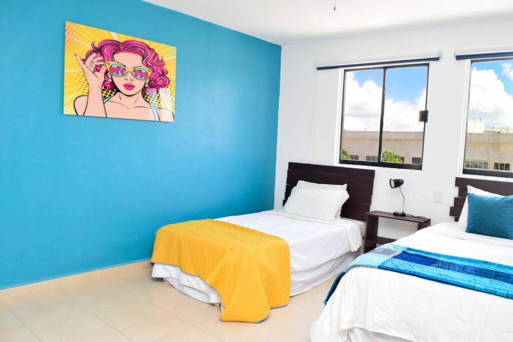 Ocean View Apartment, Best Beach Area, 3 Bedrooms Cancun Ngoại thất bức ảnh